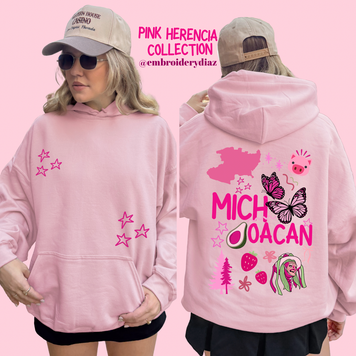 Michoacán Pink Herencia Sweater