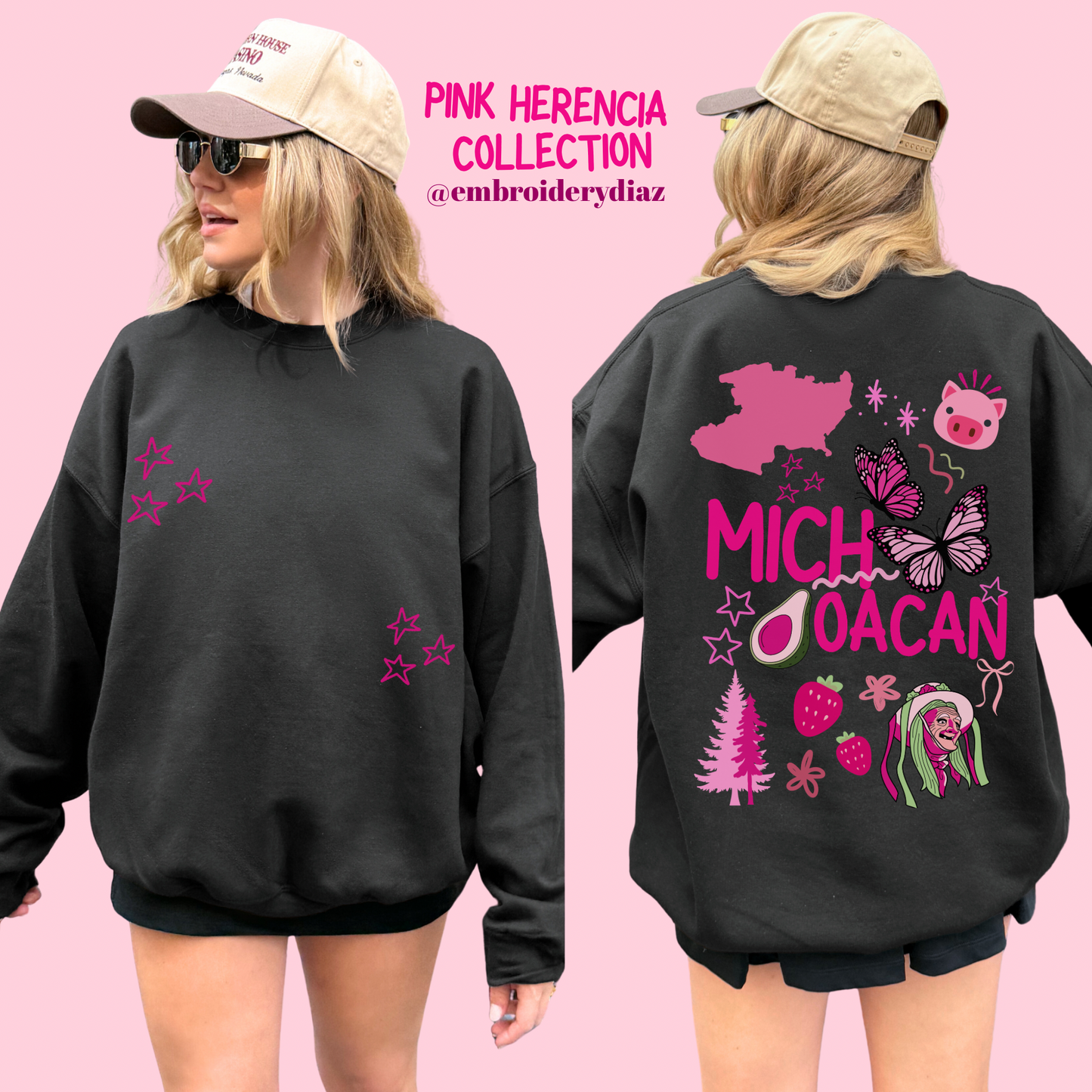Michoacán Pink Herencia Sweater