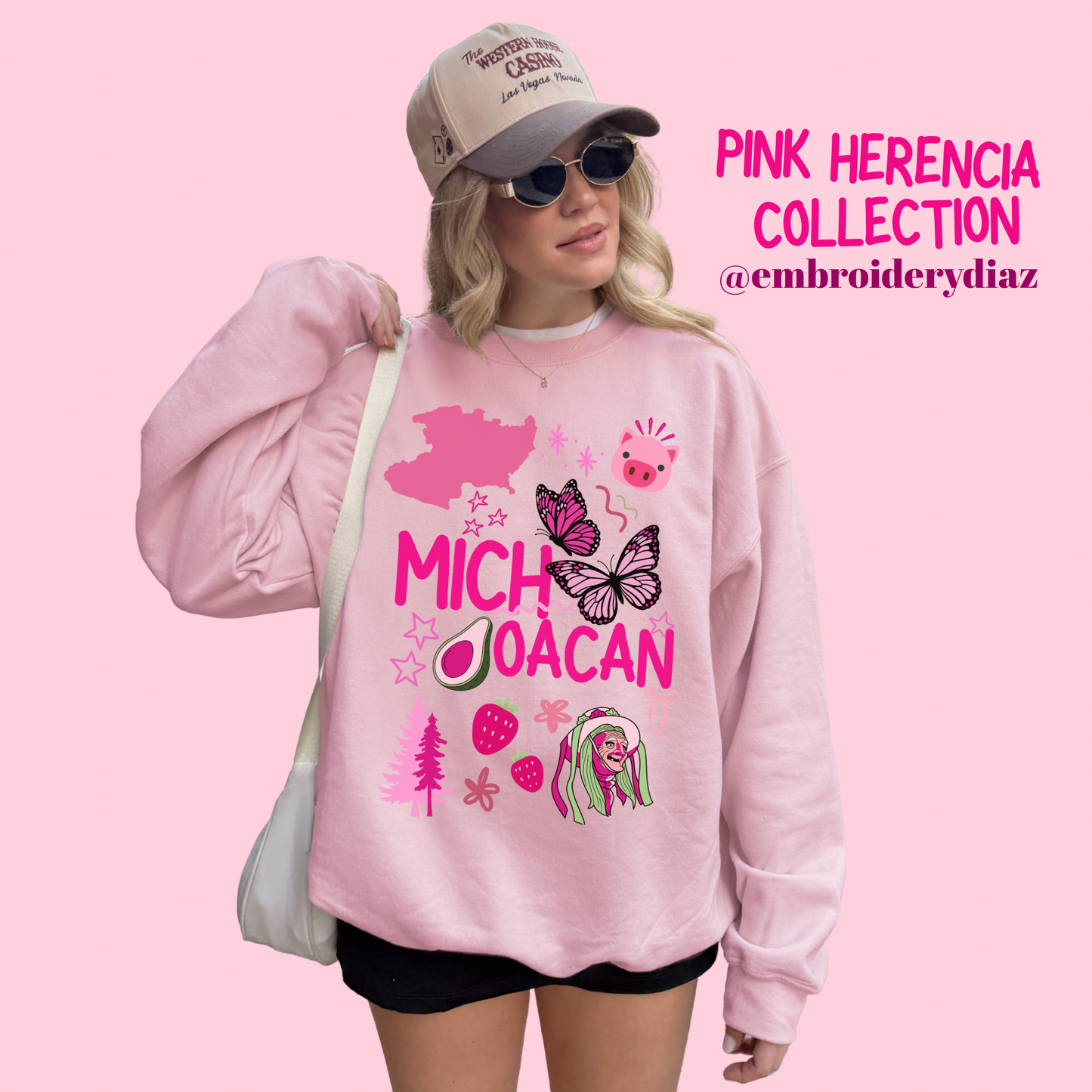 Michoacán Pink Herencia Sweater
