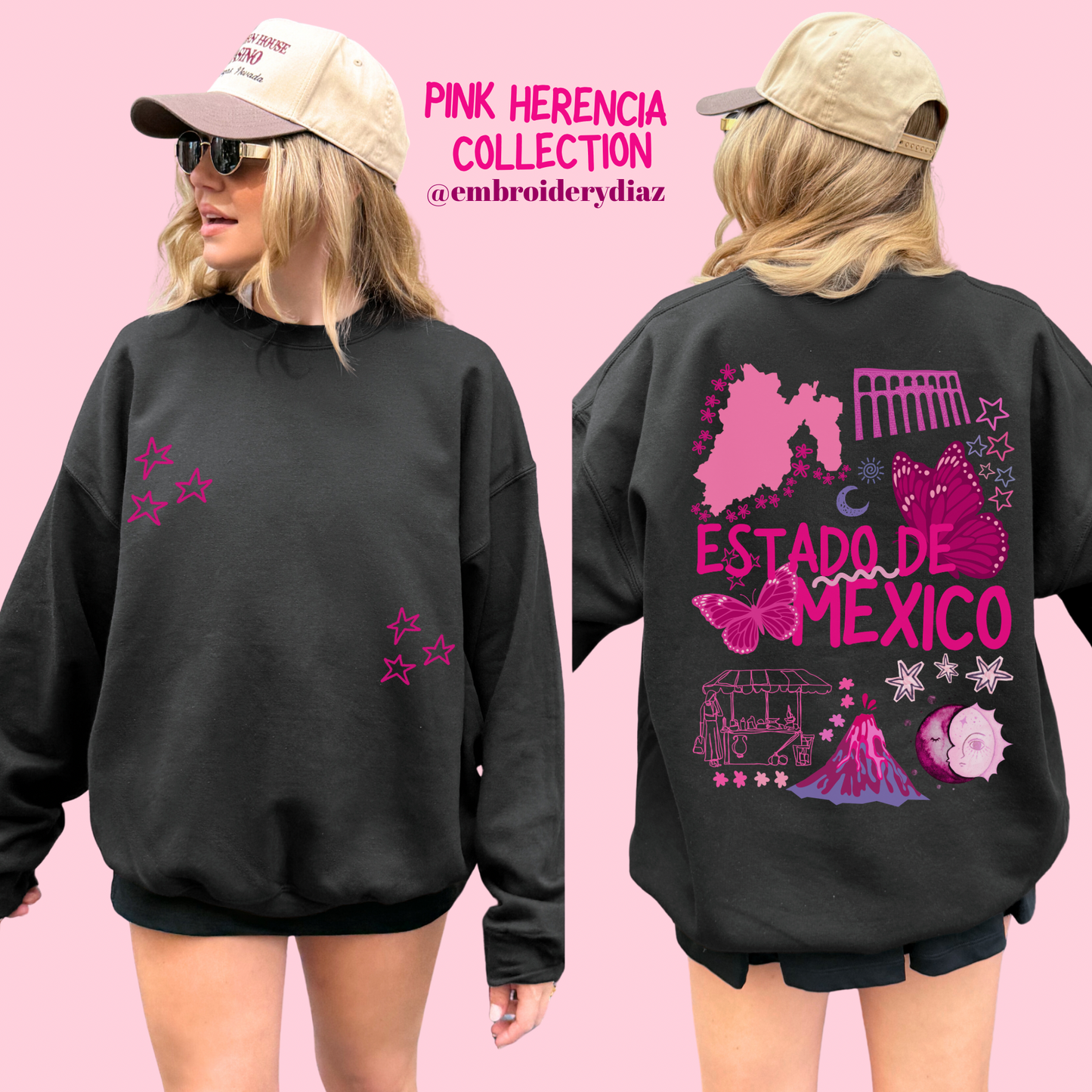 Estado de Mexico Pink Herencia Sweater