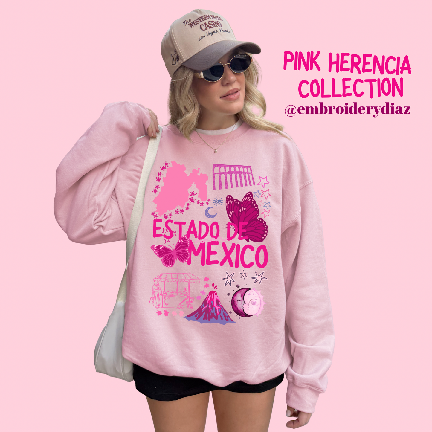 Estado de Mexico Pink Herencia Sweater