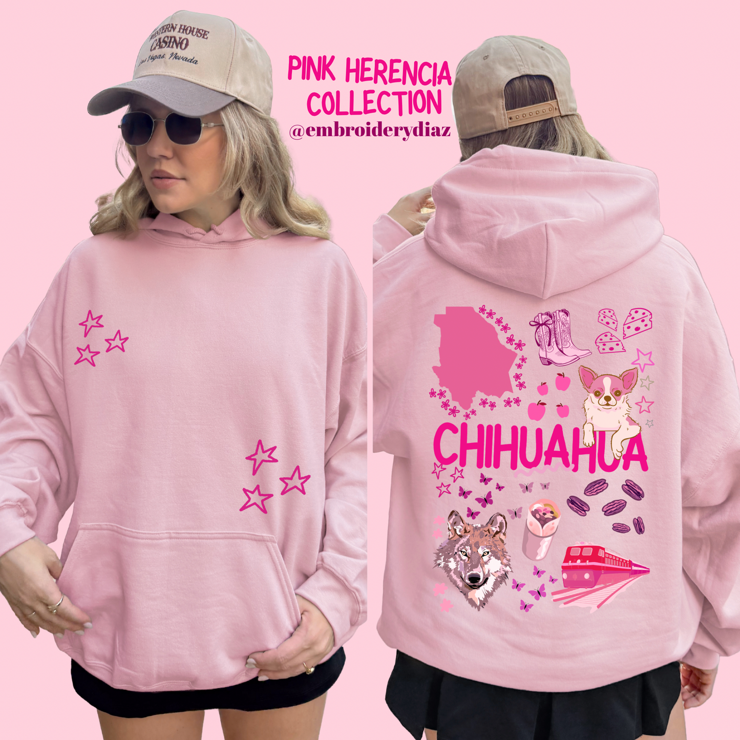 Chihuahua Pink Herencia Sweater