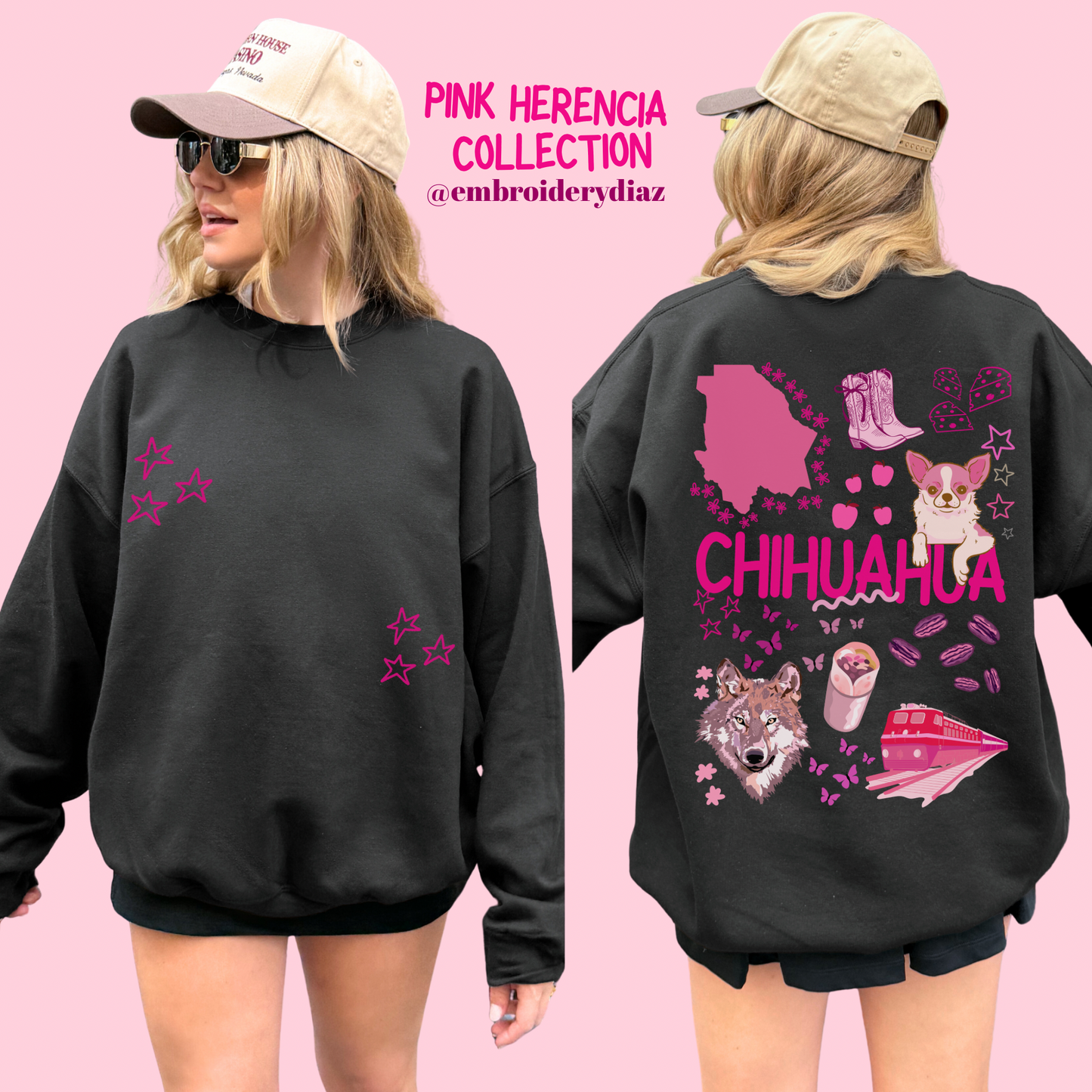 Chihuahua Pink Herencia Sweater