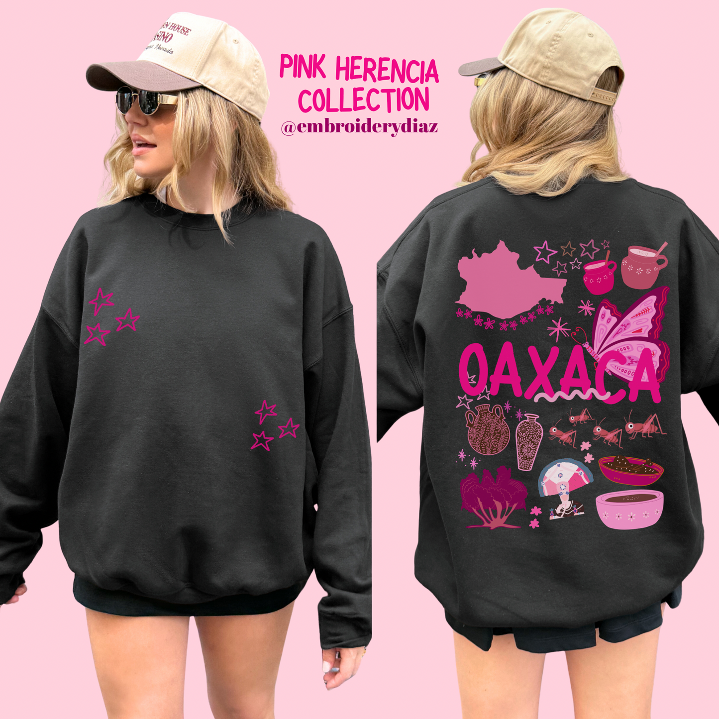 Oaxaca Pink Herencia Sweater