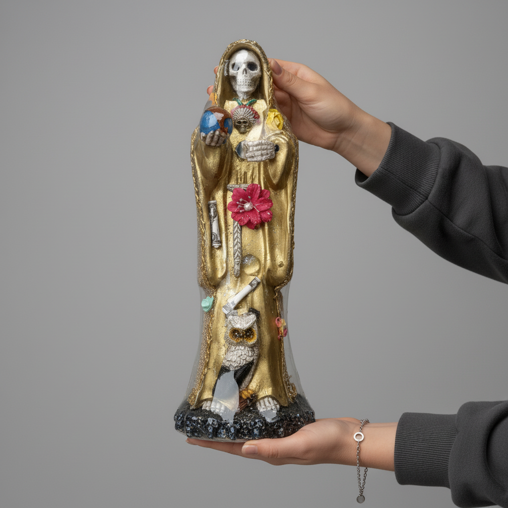 Santa Muerte 16in Decor Statue