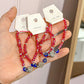 Red Cross Mal de Ojo Protection Bracelet