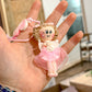 Pink Bautizo Doll Keychain