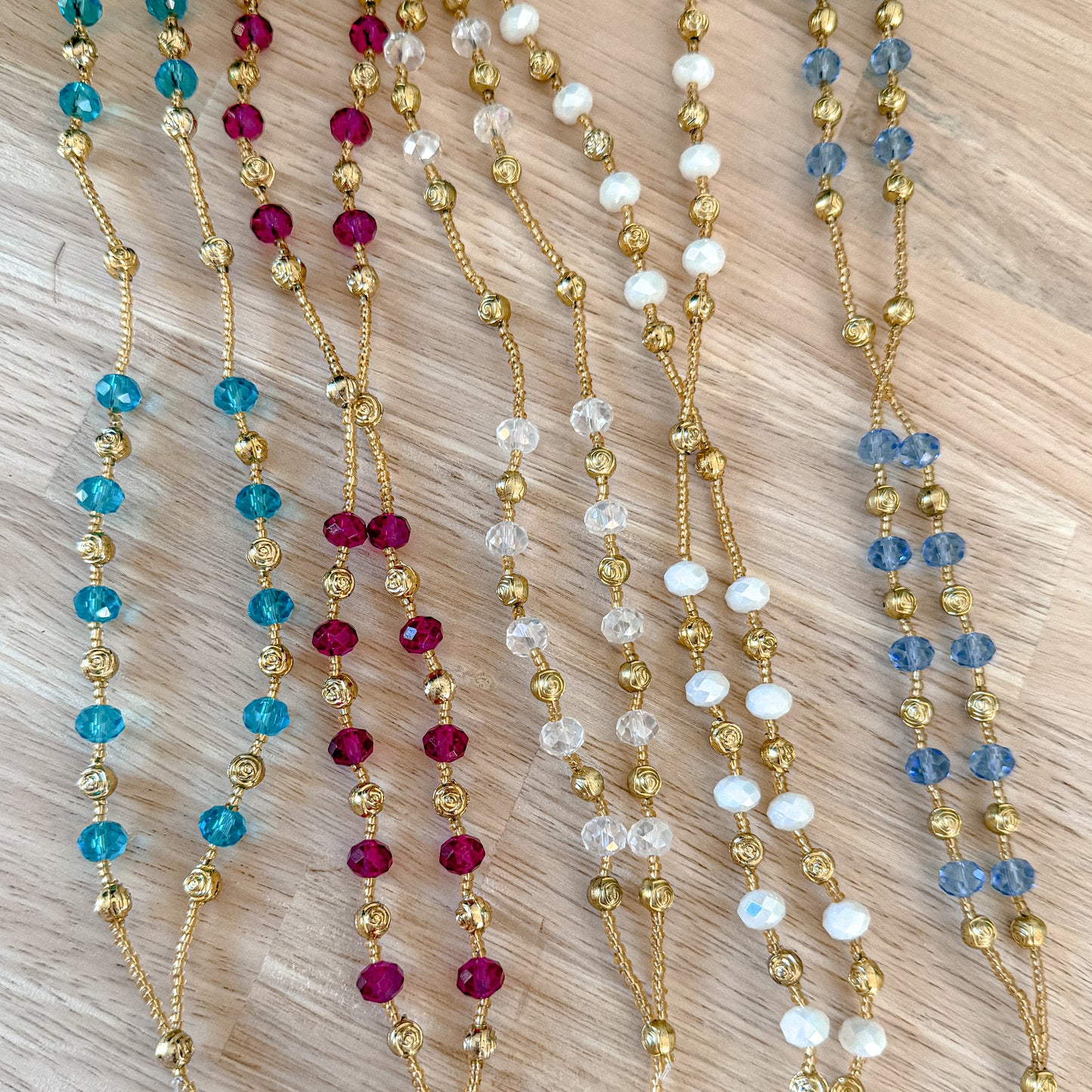 Handmade Beaded Rosario with Cross