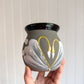 Black & Gray Barro Hand-Painted Mug