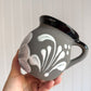 Black & Gray Barro Hand-Painted Mug