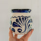 Navy Barro Hand-Painted Mug