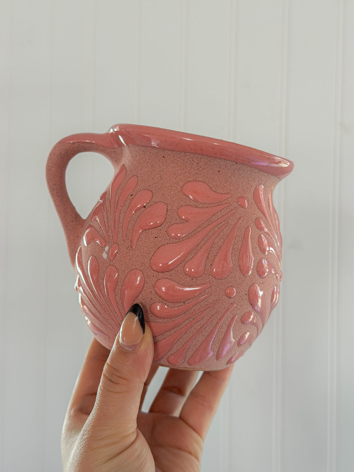 Pink Barro Hand-Painted Mug