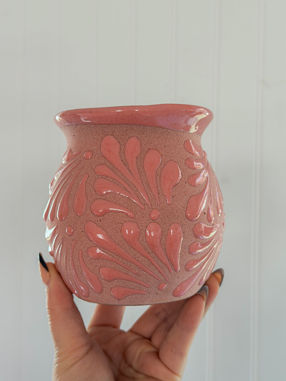 Pink Barro Hand-Painted Mug