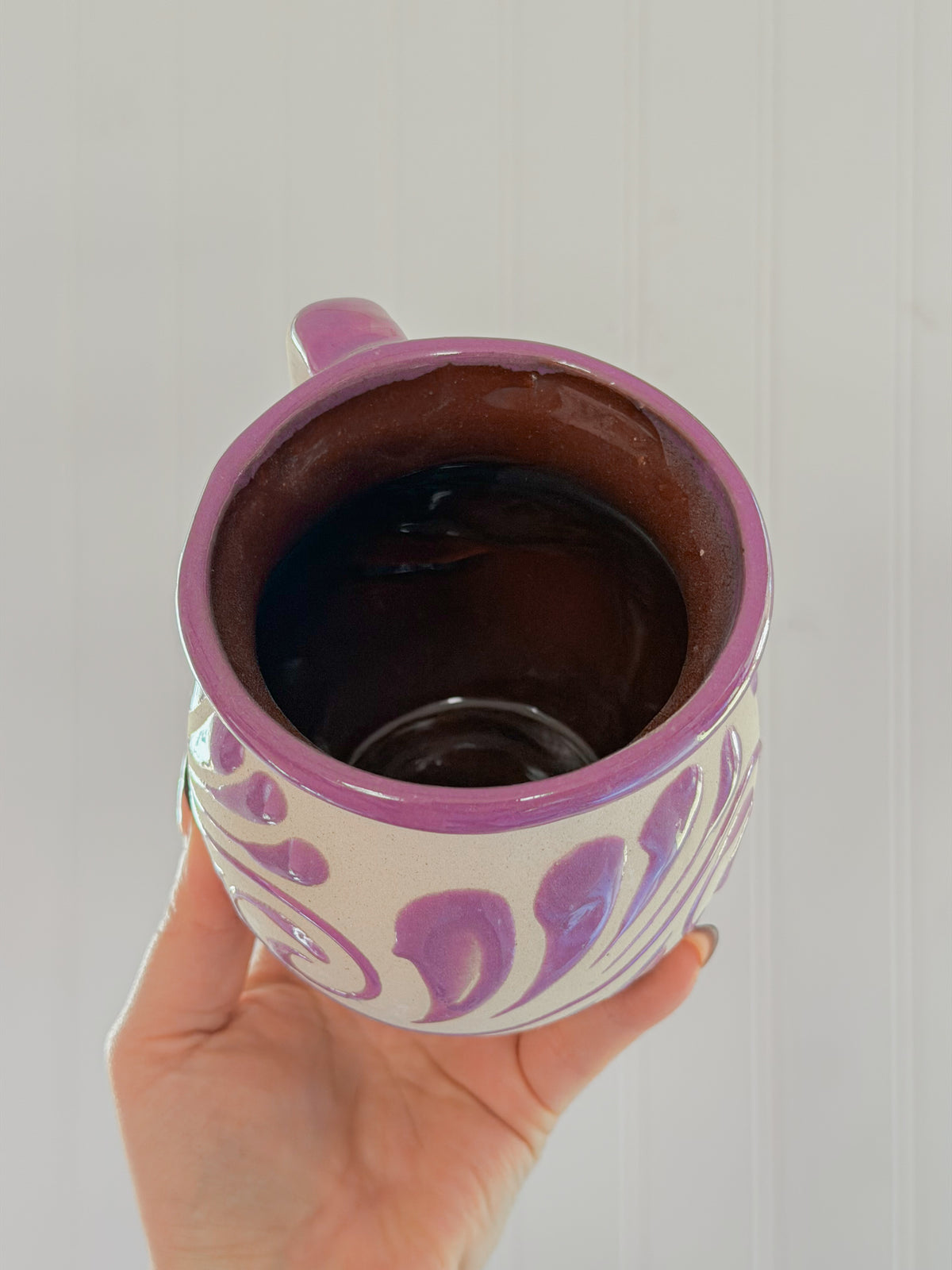 Lilac Barro Hand-Painted Mug