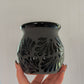 Black Barro Hand-Painted Mug