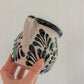 Black Barro Hand-Painted Mug