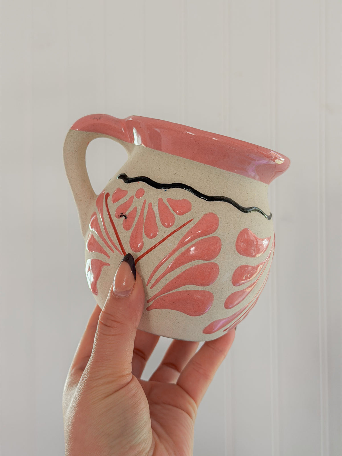 Pink Barro Hand-Painted Mug