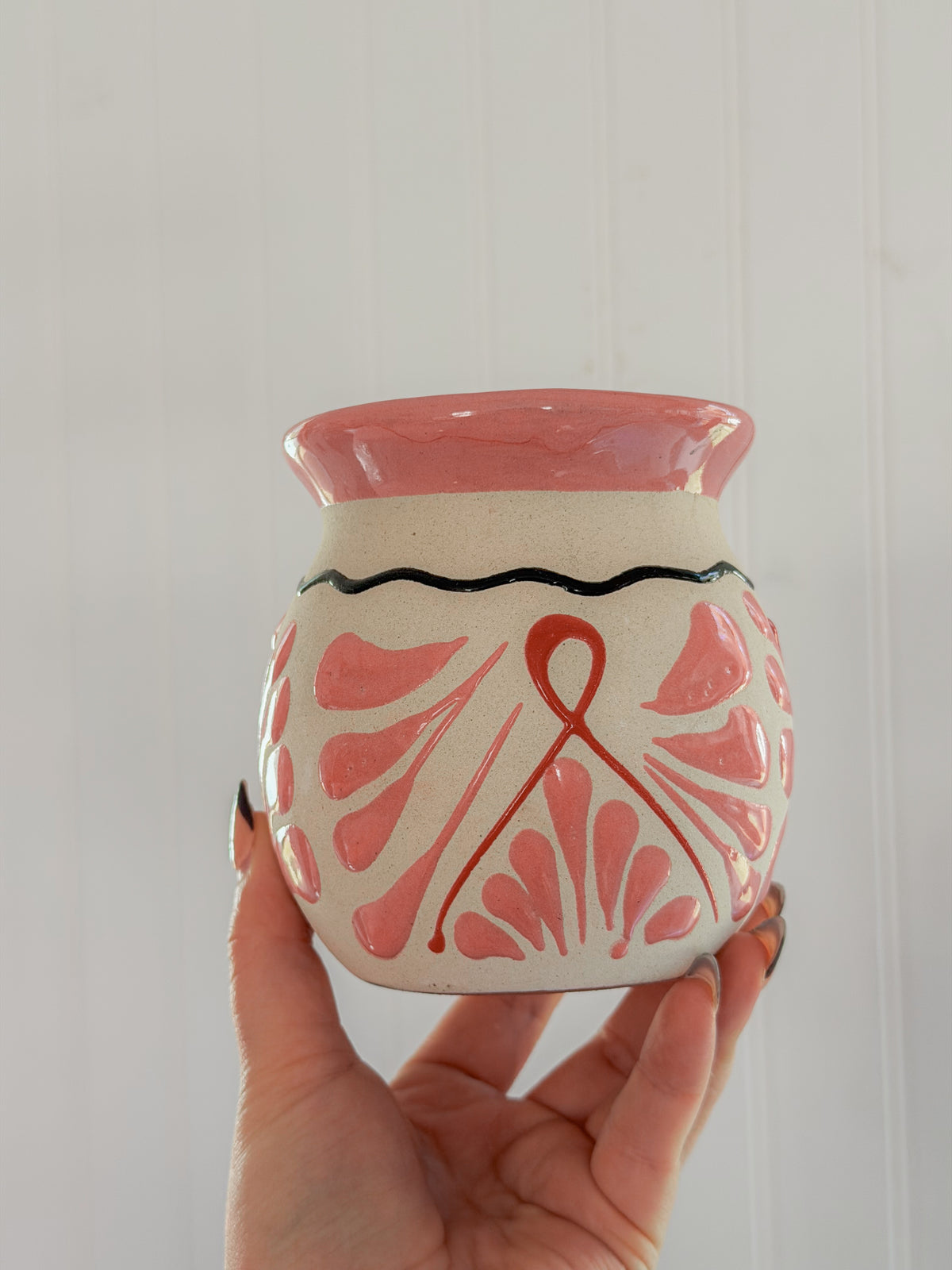 Pink Barro Hand-Painted Mug