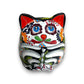 Talavera Fat Cat Planter | Day of the Dead Ceramic Art