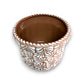 Terracotta & White Talavera Planter | Handcrafted Pottery Art