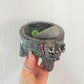 Small Piggy Molcajete 100% Volcanic
