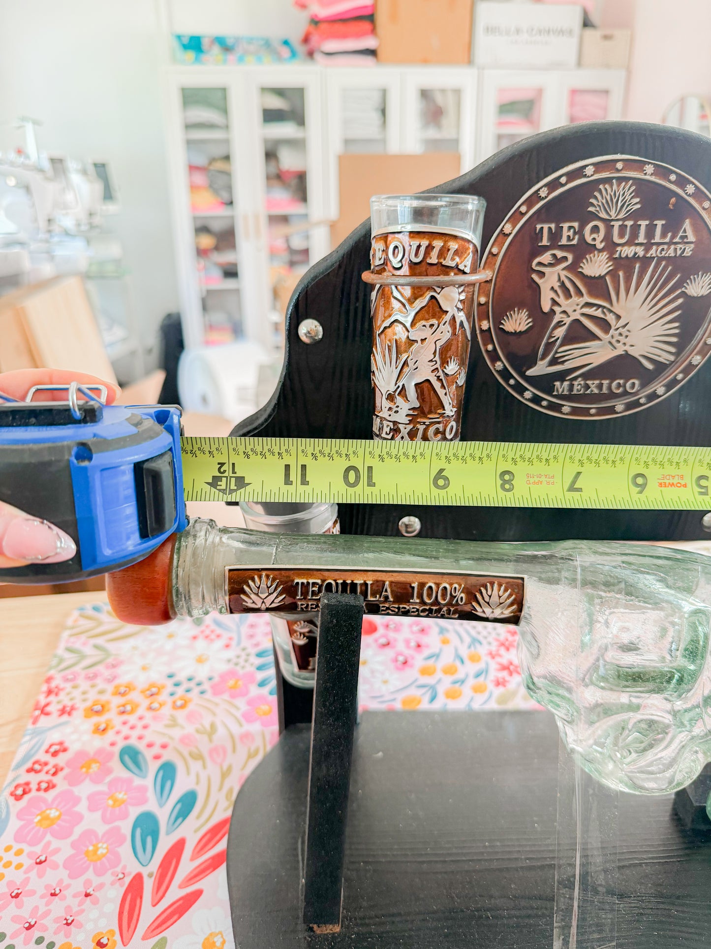 Tequilero Pistola Agave con 4 Shots