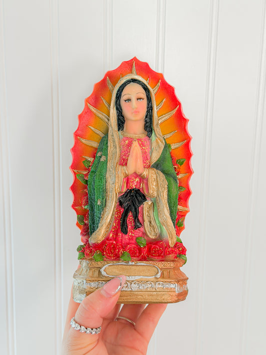 8” Virgen de Guadalupe Figure