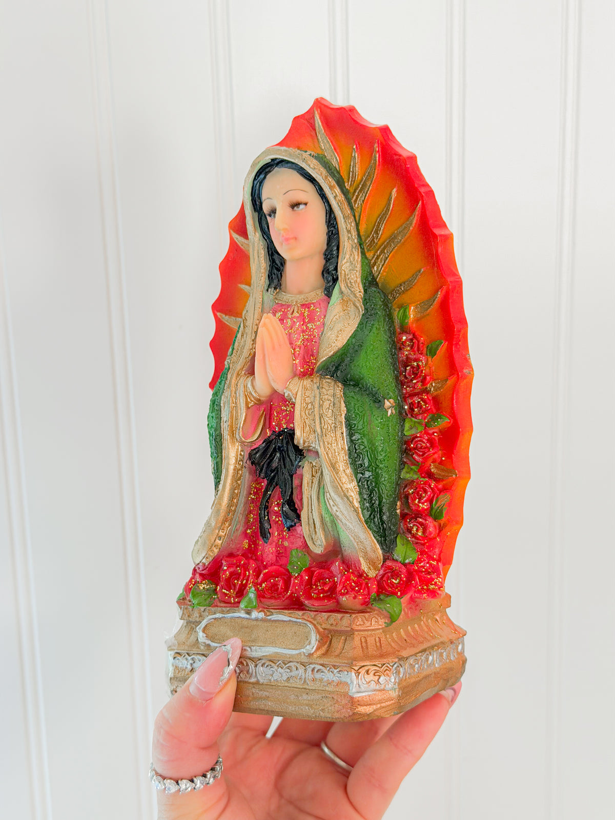8” Virgen de Guadalupe Figure
