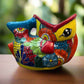 Rare XL Talavera Fish Planter | Hand-Painted Mexican Statue Pottery