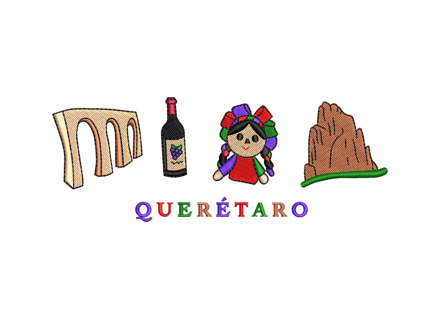 Queretaro Embroidery Design