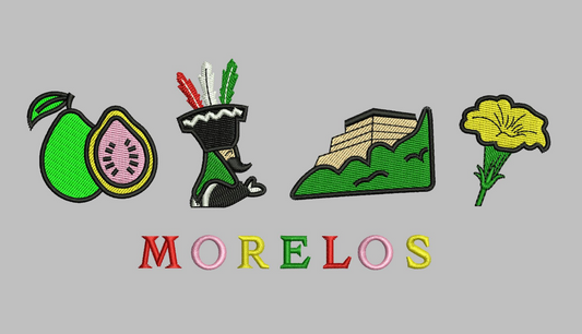 Morelos Embroidery Design