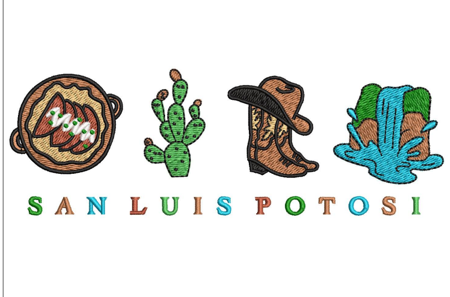 San Luis Potosí Embroidery Design