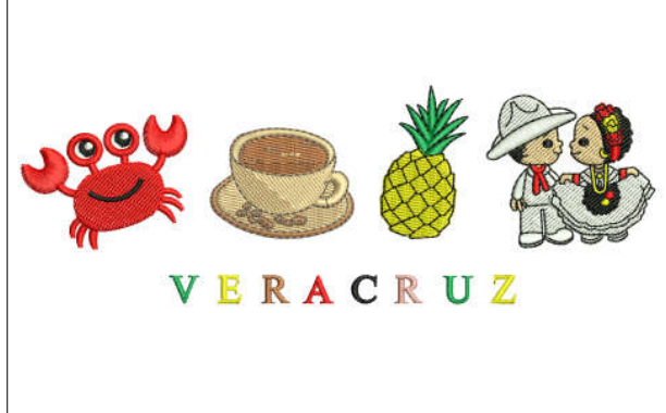 Veracruz Embroidery Design