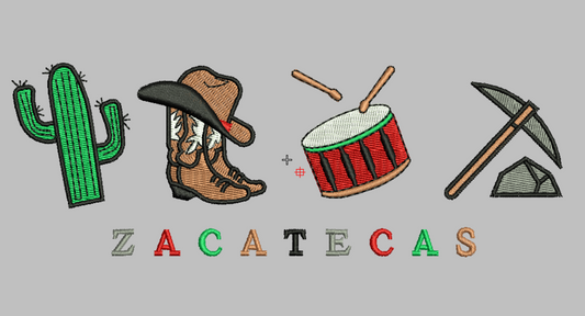 Zacatecas Embroidery Design