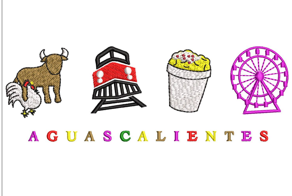 Aguascalientes Embroidery Design