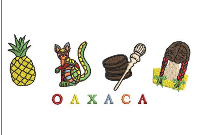 Oaxaca Embroidery Design