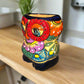 Talavera Owl Planter | Double-Faced Hand-Painted Pottery