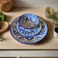 Blue & White Talavera Dinnerware Set | 12-Piece Set for 4