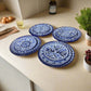 Blue & White Talavera Dinnerware Set | 12-Piece Set