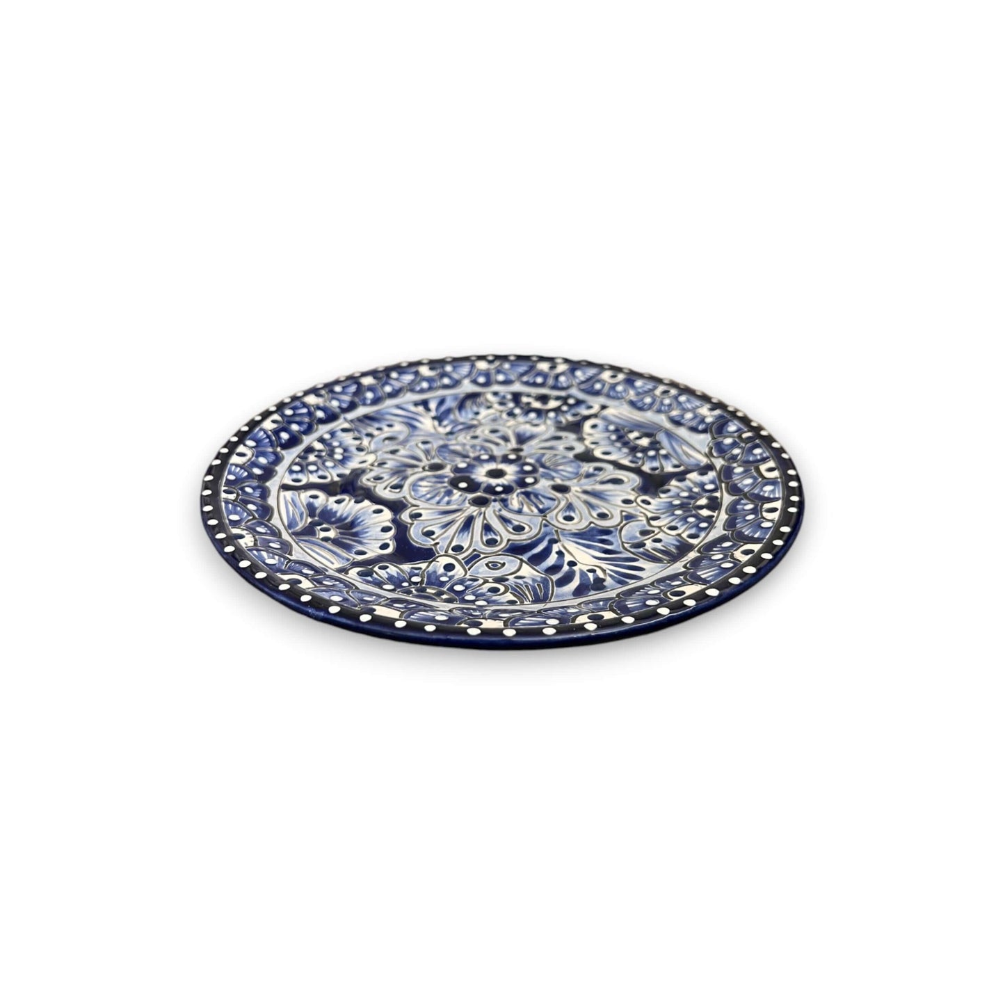 Blue & White Talavera Dinnerware Set | 12-Piece Set
