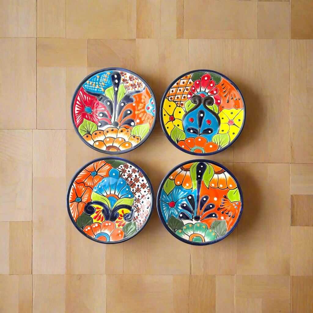 6" Talavera Dinner Plate | Colorful Mexican Dinnerware