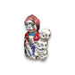 Handcrafted Talavera Frida Statue | Colorful Day of the Dead Calavera Skull Decor