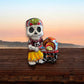 Talavera Skeleton Cook | 8" Day of the Dead Chef Figurine with Oven