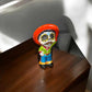 Talavera Skeleton Statue | Day of the Dead Figurine with Sombrero