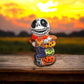 Handcrafted Talavera Skeleton Statue | Vibrant Day of the Dead Calavera Decor