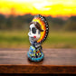 Talavera Skeleton Woman | Day of the Dead Figurine in Traditional Dress
