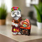Talavera Skeleton Cook | 8" Day of the Dead Chef Figurine with Oven