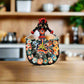 Handmade Talavera Catrina Figurine | Day of the Dead Ceramic Art