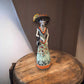 Talavera Catrina Figurine | Handmade Day of the Dead Skeleton Art