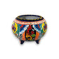 Handmade Talavera Molcajete Planter | Colorful Mexican Flower Pot